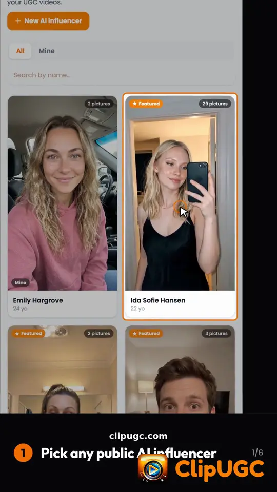 Bottom half: an app screen recording